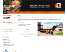 Tablet Screenshot of hollandgreenmachine.com